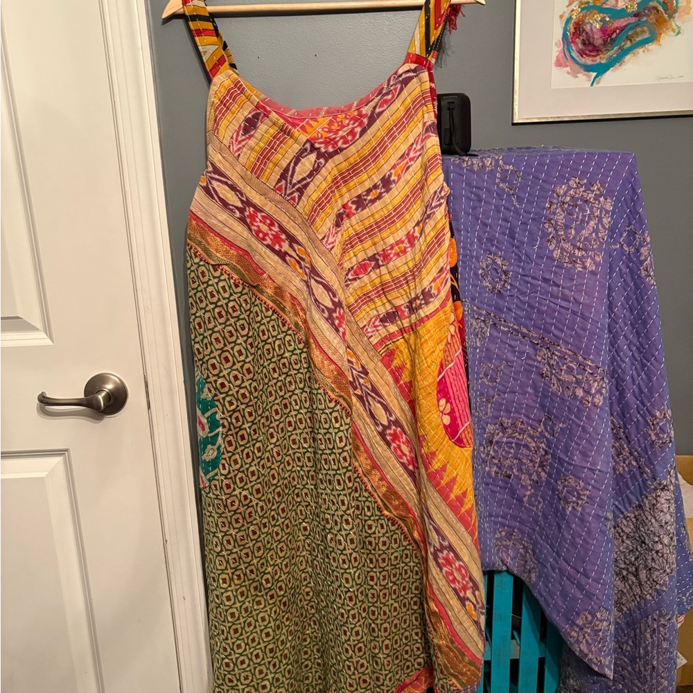 Multicolor Bohemian Maxi Dress
